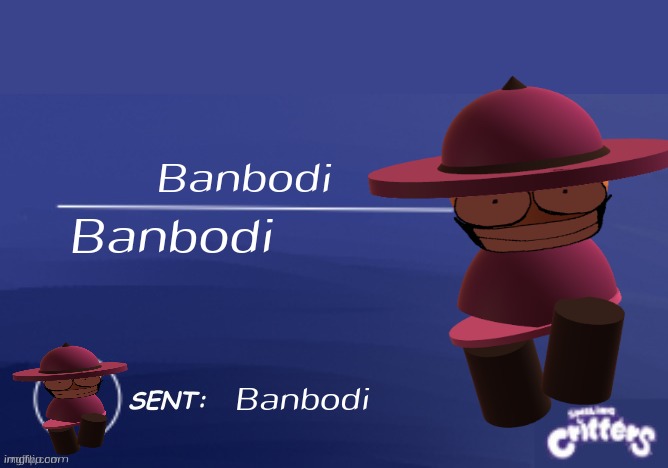 Smiling critter lmao | Banbodi; Banbodi; Banbodi | image tagged in smiling critters blank template,banbodi,smiling critters,dave and bambi | made w/ Imgflip meme maker