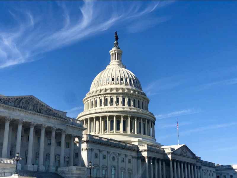 High Quality DC CAPITOL BLUE SKIES Blank Meme Template