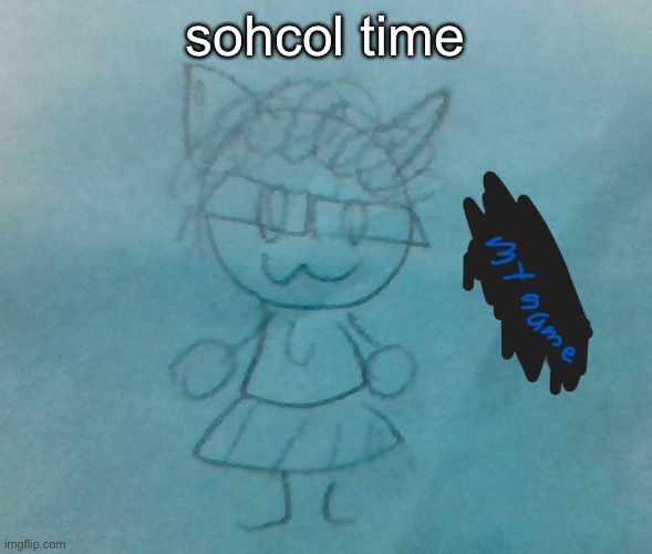 bda neko arc | sohcol time | image tagged in bda neko arc | made w/ Imgflip meme maker