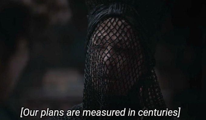 Our plans are measured in centuries Blank Meme Template