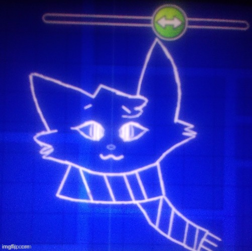 I unironiclly love my logo in Geometry Dash | made w/ Imgflip meme maker