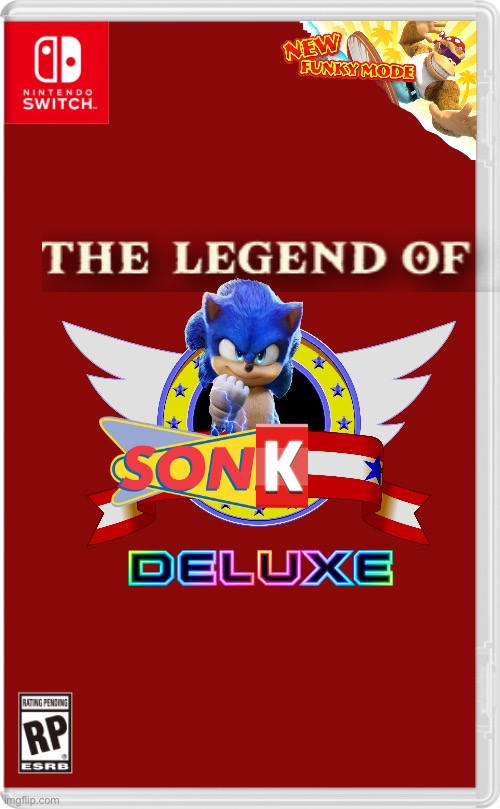 The legend of song deluxe | image tagged in nintendo switch cartridge case | made w/ Imgflip meme maker