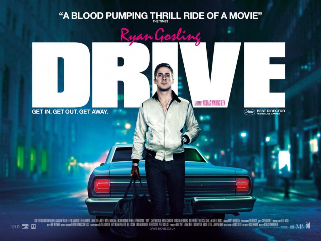 High Quality Ryan Gosling's 'Drive' Movie Poster. Blank Meme Template