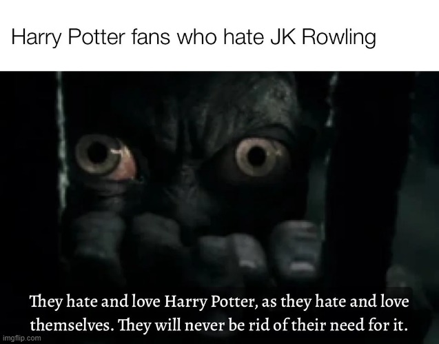The funniest people | image tagged in memes,funny,harry potter,jk rowling,lol | made w/ Imgflip meme maker