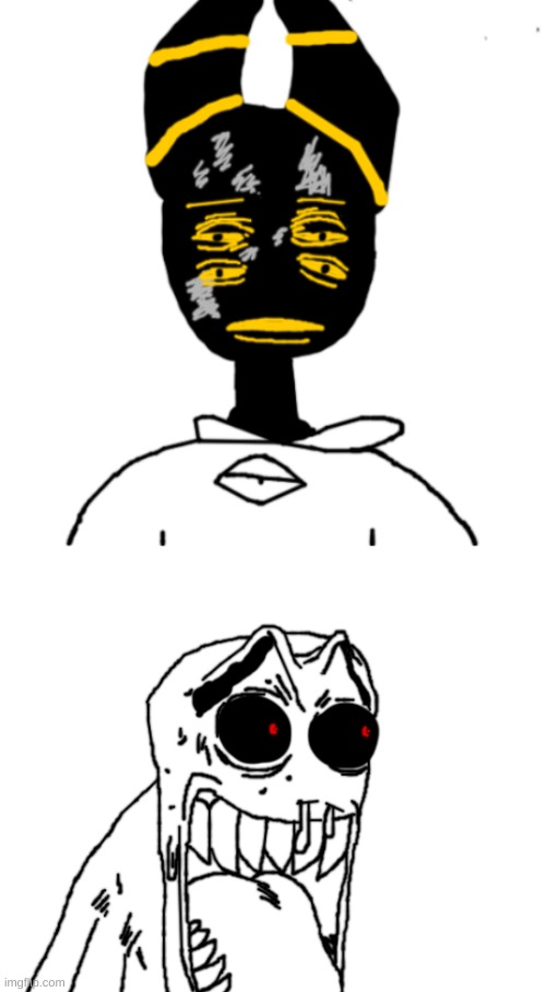 mortus watching garlot pull up to work with the BORN 2 SHIT, FORCED 2 WIPE shirt: | made w/ Imgflip meme maker