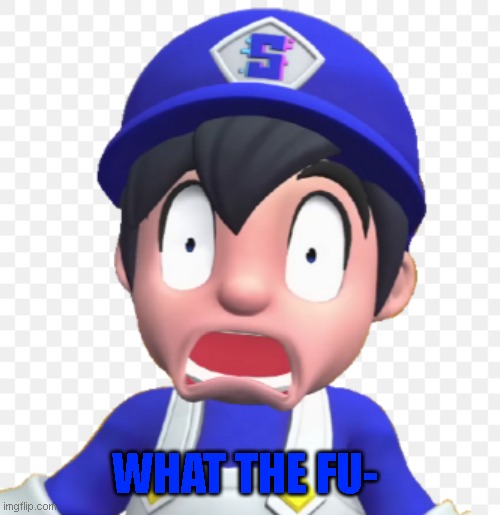 smg4 says wtf | WHAT THE FU- | image tagged in smg4 | made w/ Imgflip meme maker