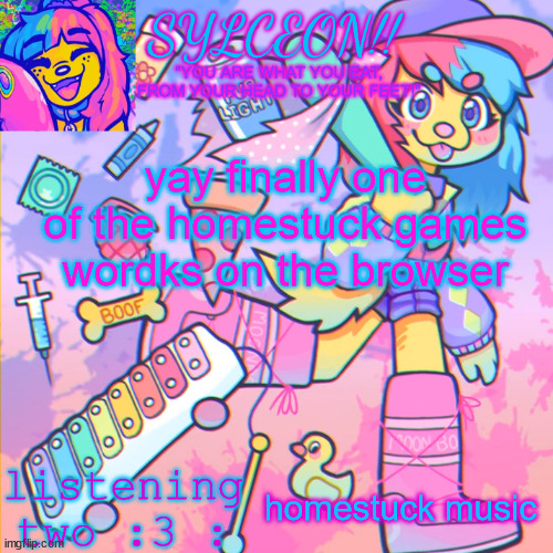 THIS IS SYLCEON SPEAKJIN AND UR LISTENIN 2 4LUNG!! | yay finally one of the homestuck games wordks on the browser; homestuck music | image tagged in this is sylceon speakjin and ur listenin 2 4lung | made w/ Imgflip meme maker