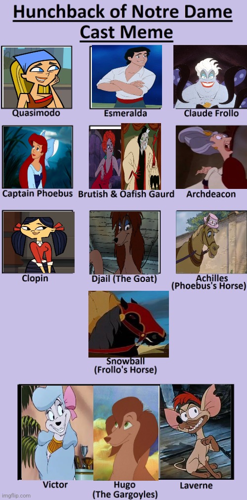 Hunchback of Notre Dame casting meme | image tagged in hunchback of notre dame casting meme | made w/ Imgflip meme maker