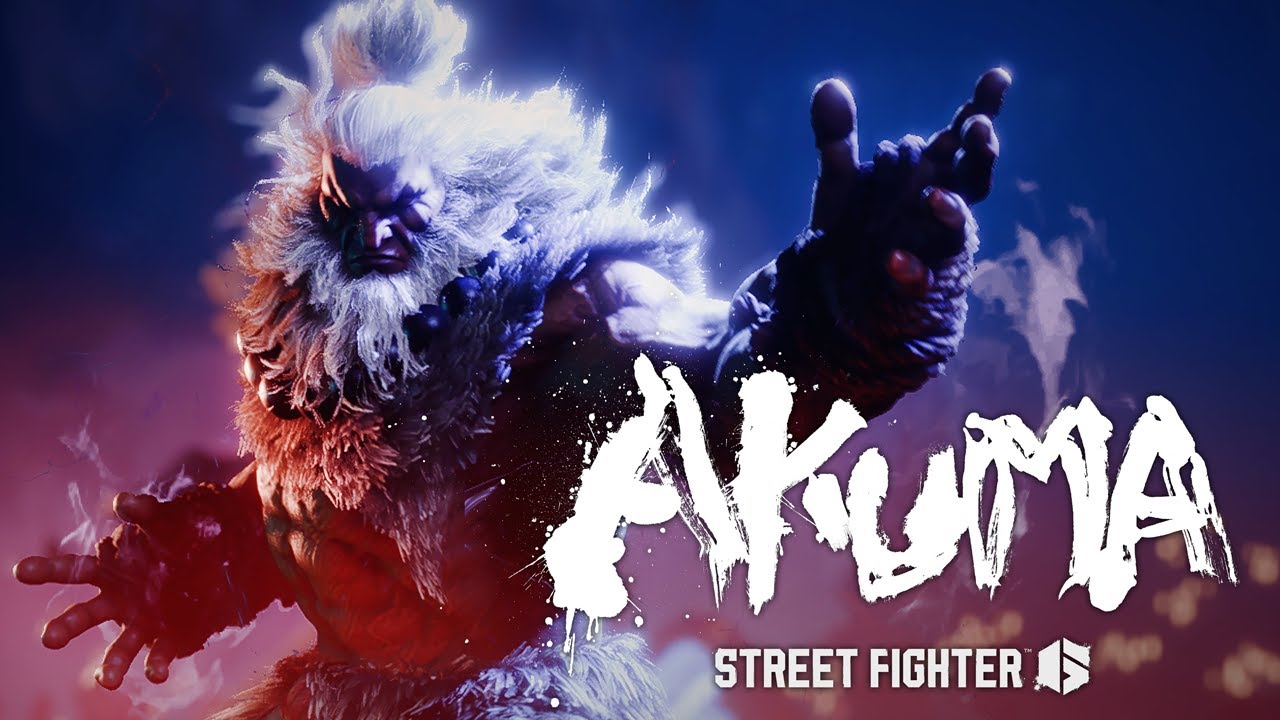 High Quality Akuma, Street Fighter 6, White Hair Akuma, Beard Akuma Blank Meme Template