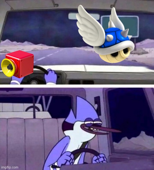 Need I explain? | image tagged in regular show oh yeh,oh yeah,victory,regular show,mario kart,relatable | made w/ Imgflip meme maker