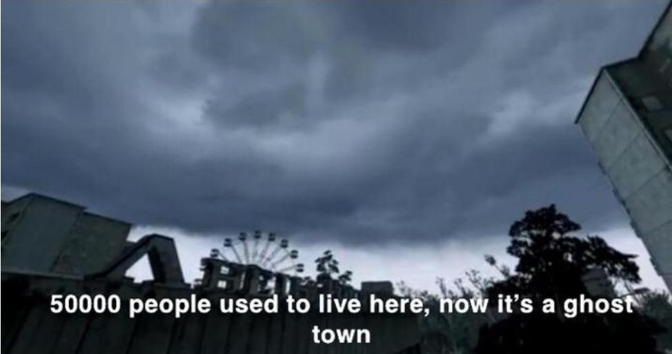 High Quality 50,000 people used to live here, now it's a ghost town Blank Meme Template