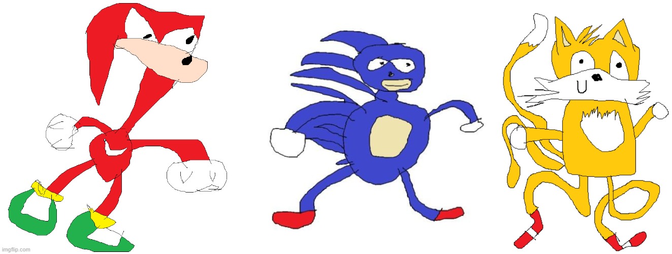 image tagged in knackles,sanic,taelos | made w/ Imgflip meme maker