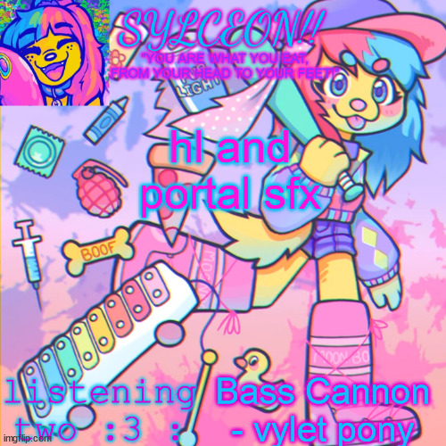 THIS IS SYLCEON SPEAKJIN AND UR LISTENIN 2 4LUNG!! | hl and portal sfx; Bass Cannon - vylet pony | image tagged in this is sylceon speakjin and ur listenin 2 4lung | made w/ Imgflip meme maker
