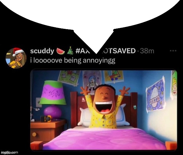 new temp | image tagged in i love being annoying speech bubble | made w/ Imgflip meme maker