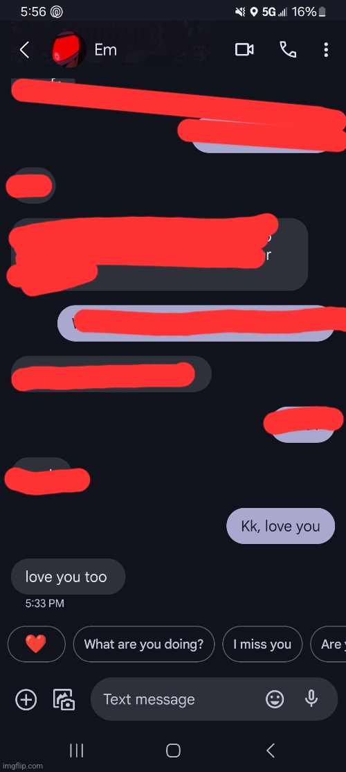 AH (said it whilst texting my mom, texted my friend by accident) | image tagged in friends,dating help | made w/ Imgflip meme maker