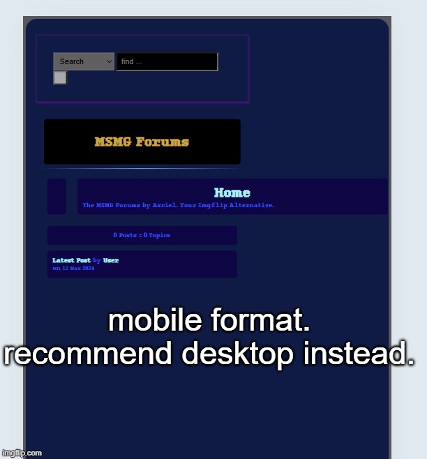 mobile format.
recommend desktop instead. | made w/ Imgflip meme maker