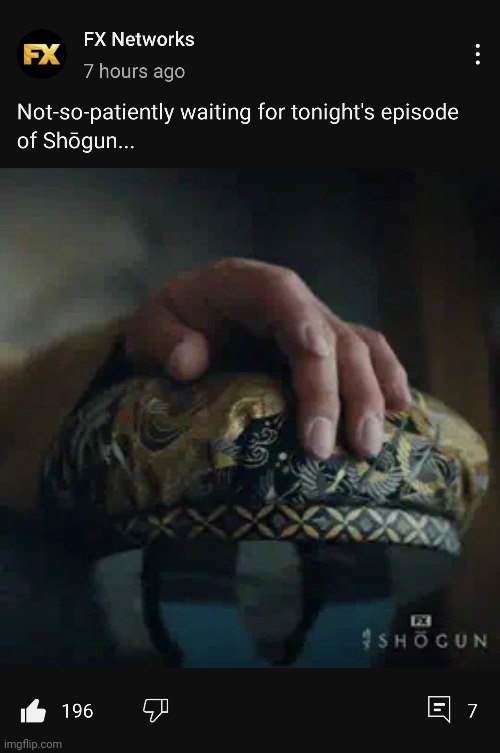 image tagged in fx,shogun | made w/ Imgflip meme maker