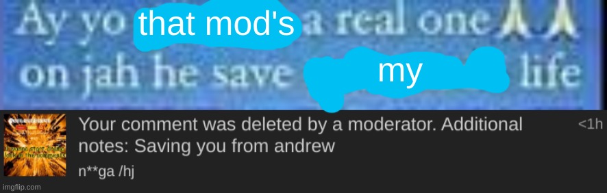 fr | that mod's; my | made w/ Imgflip meme maker