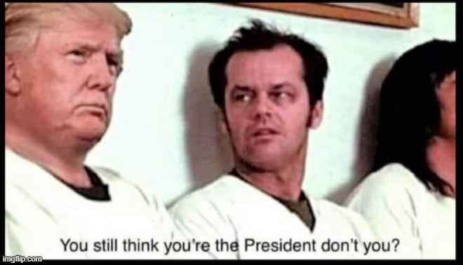 Trump is Cuckoo | image tagged in trump,january 6th,insurrection,movie classics | made w/ Imgflip meme maker
