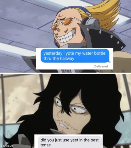 presnet mic would tottaly say this | image tagged in my hero academia | made w/ Imgflip meme maker
