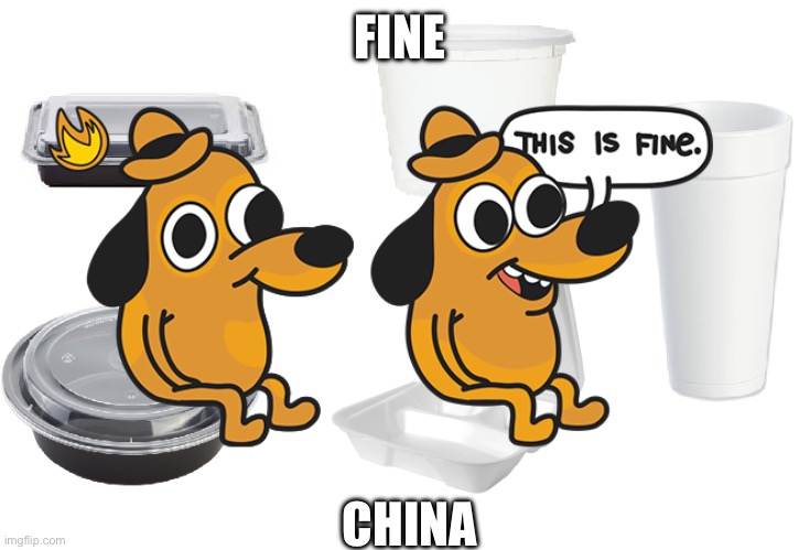 Random | FINE; CHINA | image tagged in fine china | made w/ Imgflip meme maker