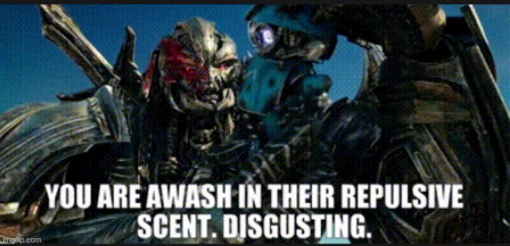 You are awash in their repulsive scent | image tagged in you are awash in their repulsive scent | made w/ Imgflip meme maker