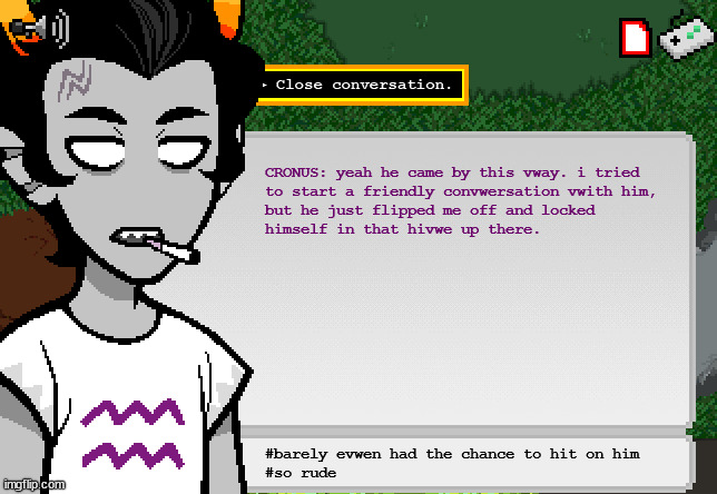 BRO. KARKAT IS ONLY 6 SWEEPS AND UR OLD AS FUCK GO DIE F SDNH NGTHGJN | made w/ Imgflip meme maker