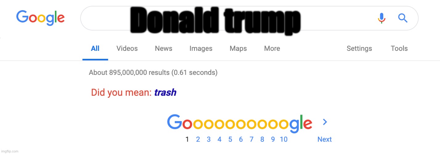 donald trump | Donald trump | image tagged in did you mean trash | made w/ Imgflip meme maker