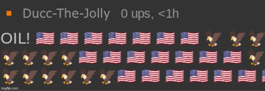 'murica | image tagged in oil | made w/ Imgflip meme maker