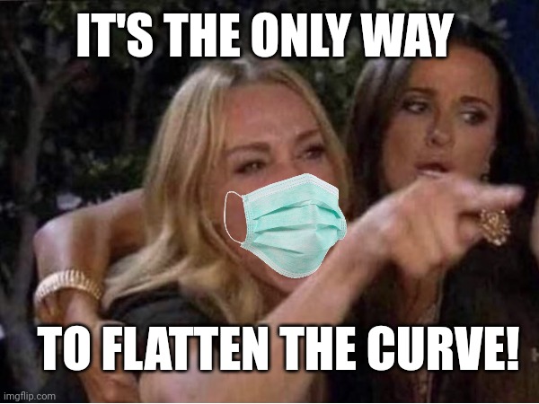 IT'S THE ONLY WAY TO FLATTEN THE CURVE! | made w/ Imgflip meme maker