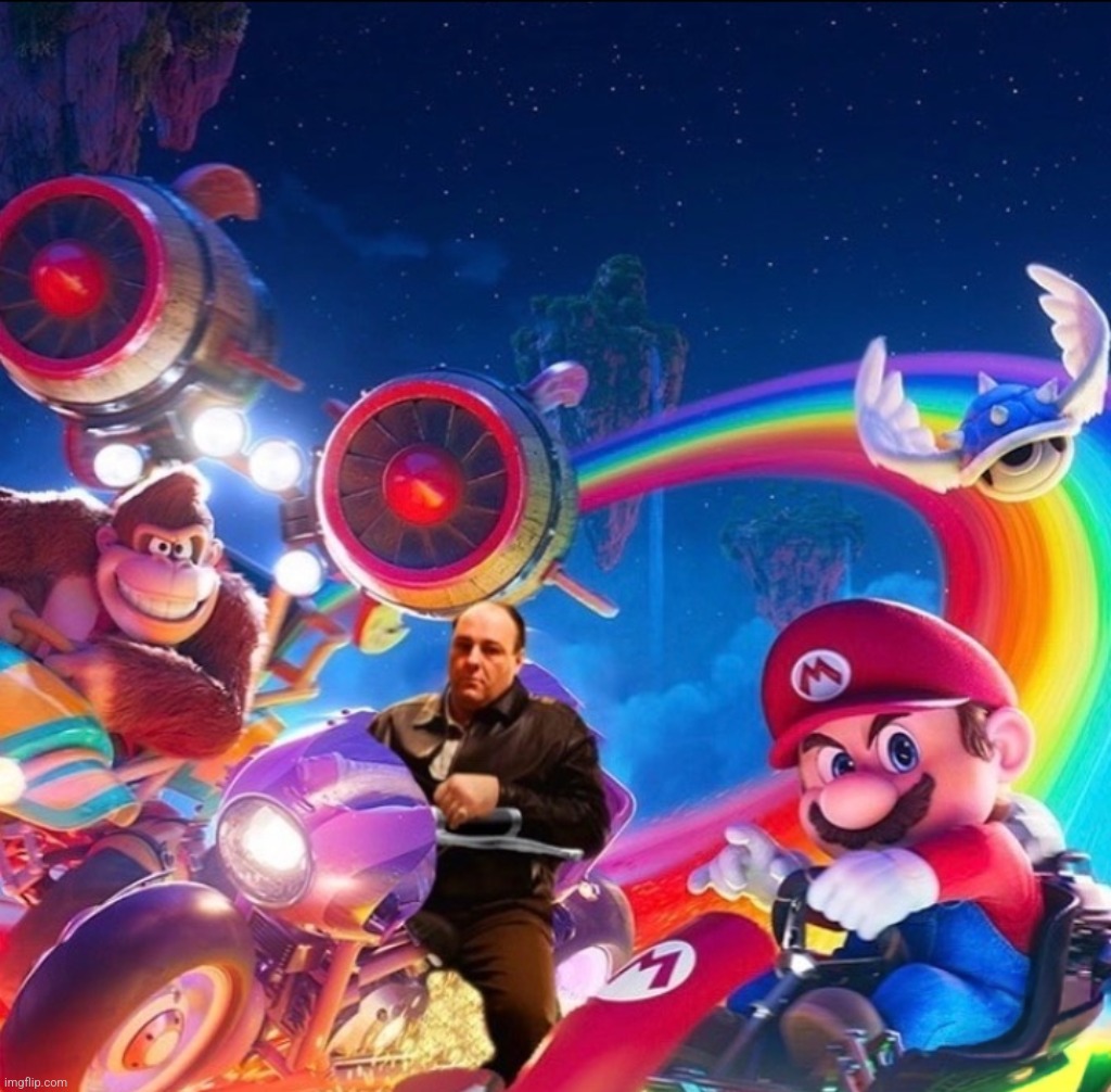 Tony Soprano in Mario Kart | made w/ Imgflip meme maker