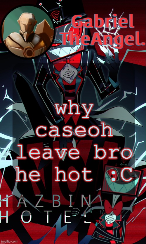 Vox Cat Temp | why caseoh leave bro he hot :C | image tagged in vox cat temp | made w/ Imgflip meme maker