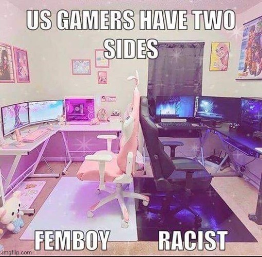 El Femboy vs El Racista | made w/ Imgflip meme maker