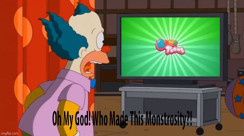 Krusty sees some cringe | image tagged in krusty sees some cringe | made w/ Imgflip meme maker