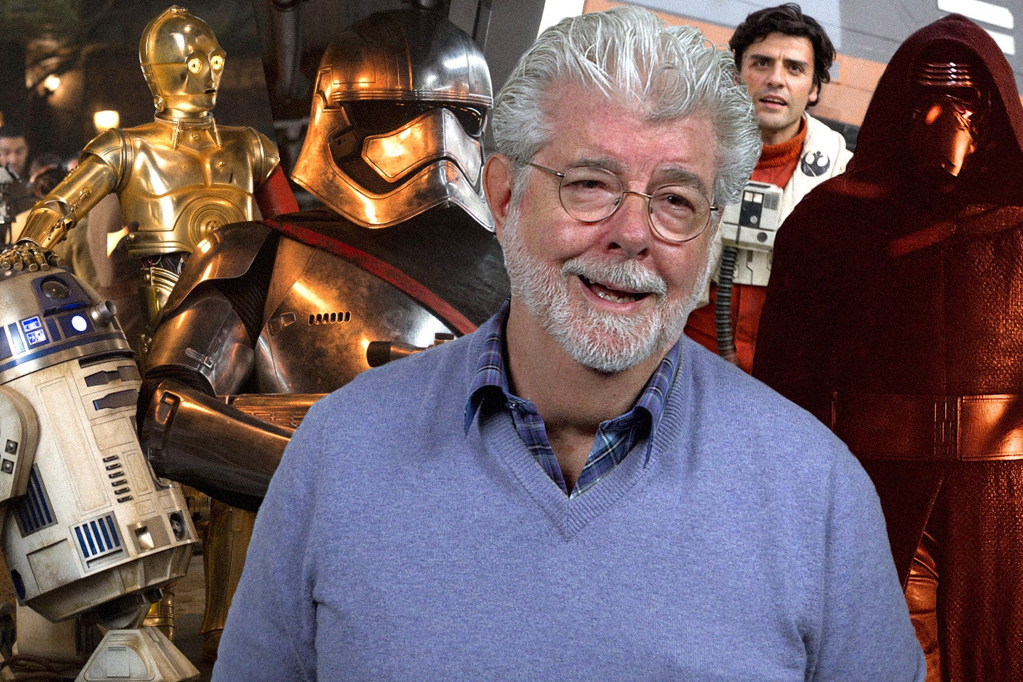 George Lucas Blank Meme Template