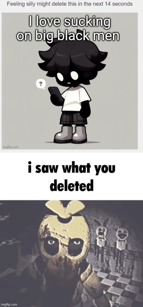 image tagged in i saw what you deleted | made w/ Imgflip meme maker