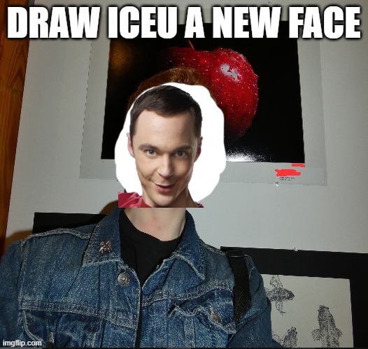 can't be arsed to draw, im on mouse and keyboard | image tagged in draw iceu a new face | made w/ Imgflip meme maker
