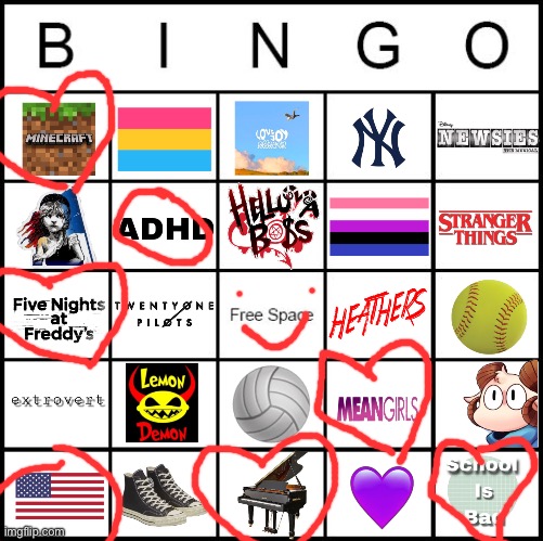 Gay bingo | image tagged in gay bingo | made w/ Imgflip meme maker