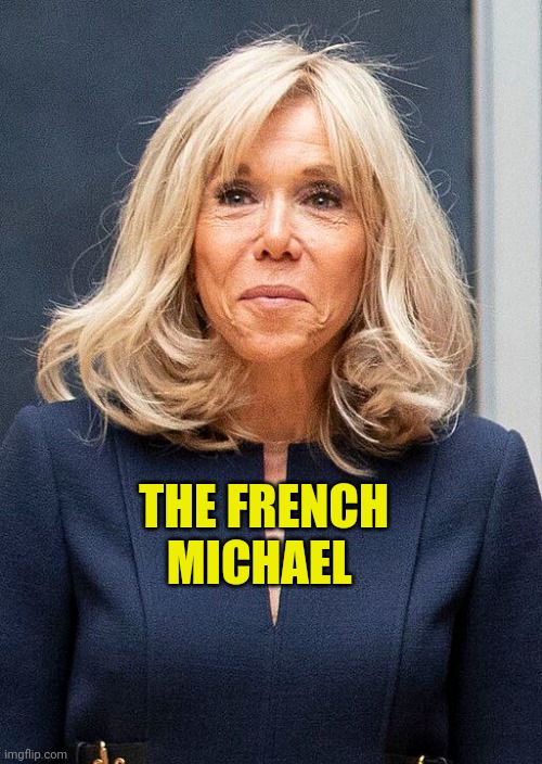 The French Michael | THE FRENCH MICHAEL | image tagged in macron,old french man,predator-alien-guy,clinton corruption,to kill a mockingbird,sicko mode | made w/ Imgflip meme maker