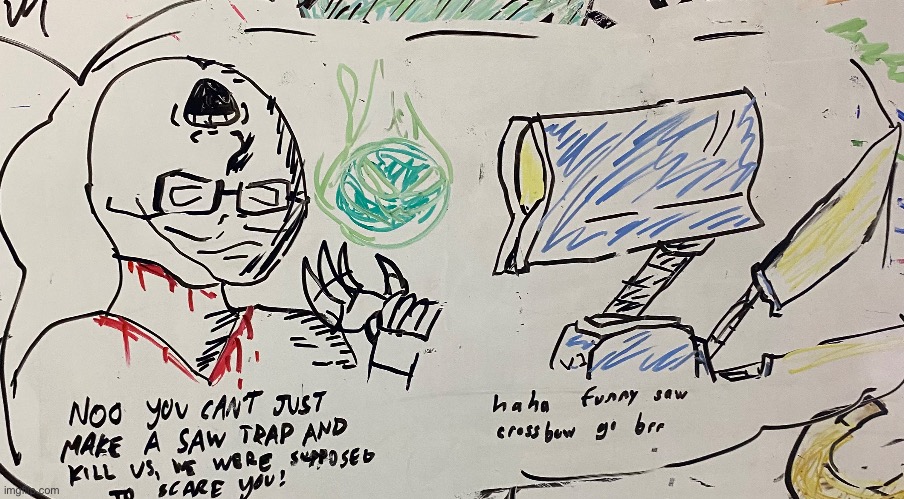 thing i drew | made w/ Imgflip meme maker