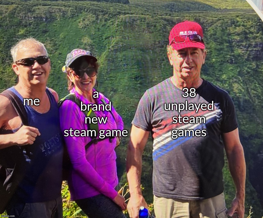 guilty | a brand new steam game; 38 unplayed steam games; me | image tagged in steam,video games,games,sales,confused,uncle | made w/ Imgflip meme maker