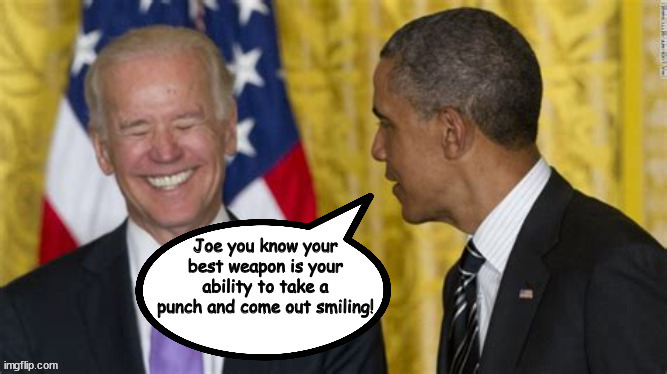 Self-deprecating Joe vs Shameless Doh | image tagged in self-deprecating,joe biden,barrack obama,maga madness,thin skinned,poor loser trump | made w/ Imgflip meme maker