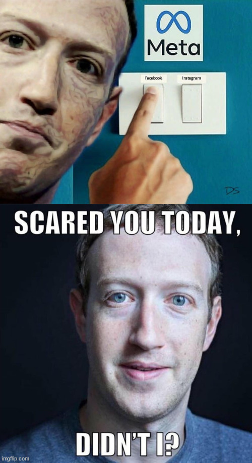 Didn't scare me... lol | image tagged in facebook,scare | made w/ Imgflip meme maker