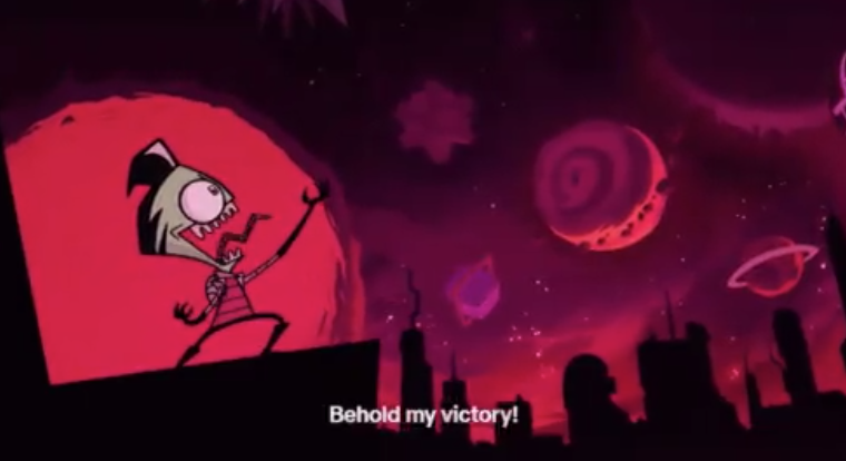 High Quality Zim Behold My Victory Blank Meme Template