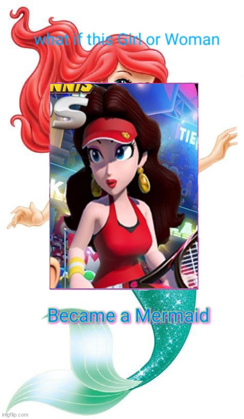 what if pauline became a mermaid | image tagged in what if this girl or woman became a mermaid,super mario odyssey,nintendo,mario,tennis,super mario | made w/ Imgflip meme maker