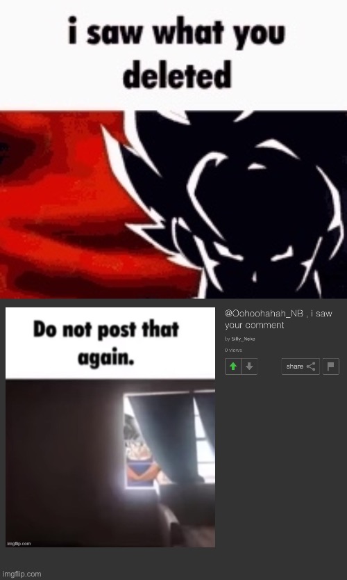 image tagged in i saw what you deleted | made w/ Imgflip meme maker