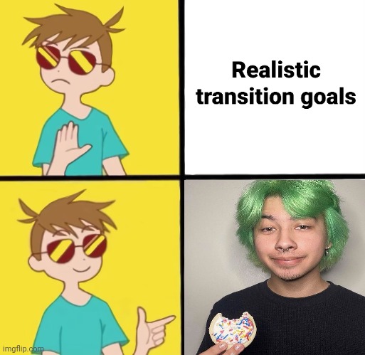 Tuv! | image tagged in transition goals | made w/ Imgflip meme maker