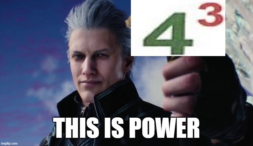 Vergil | THIS IS POWER | image tagged in vergil,this is power | made w/ Imgflip meme maker