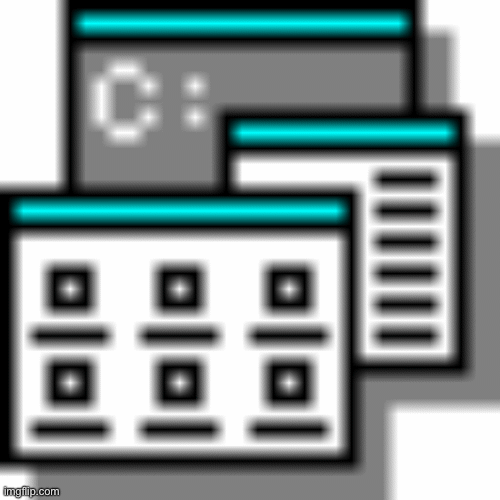 Windows 3.x Program Manager icon | image tagged in gifs,internet | made w/ Imgflip images-to-gif maker