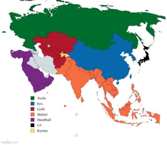 kyrian (afghanistan) and gold (kazakhstan) are invading eachother rn | made w/ Imgflip meme maker